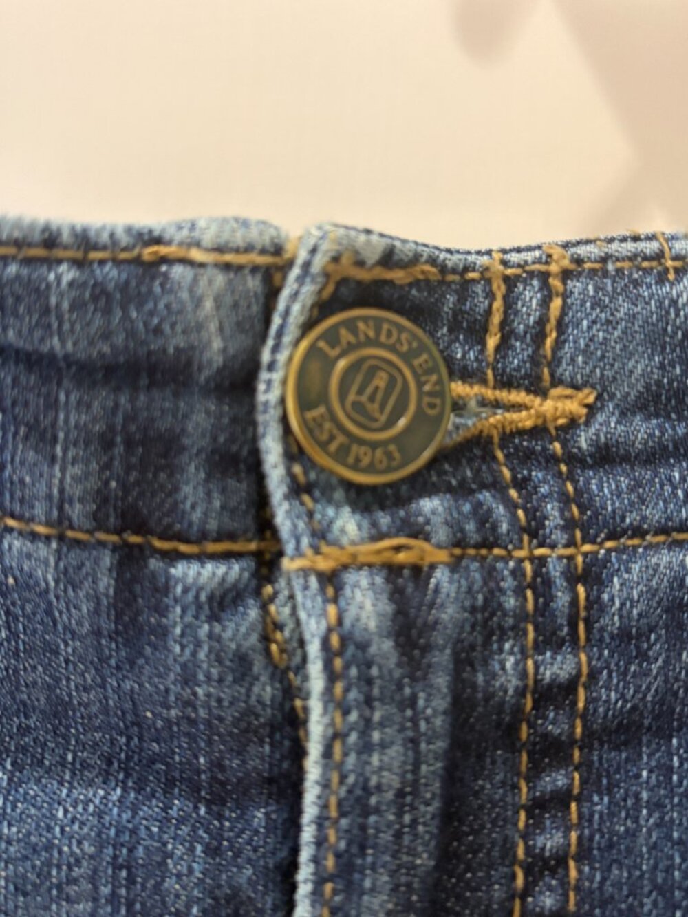 Lands' End Size 6 Fit 2 Boot Mid-rise Jeans - Picture 3 of 8